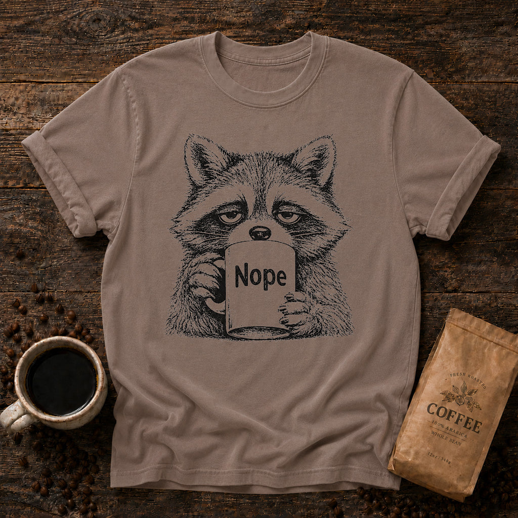 Raccoon Nope Coffee