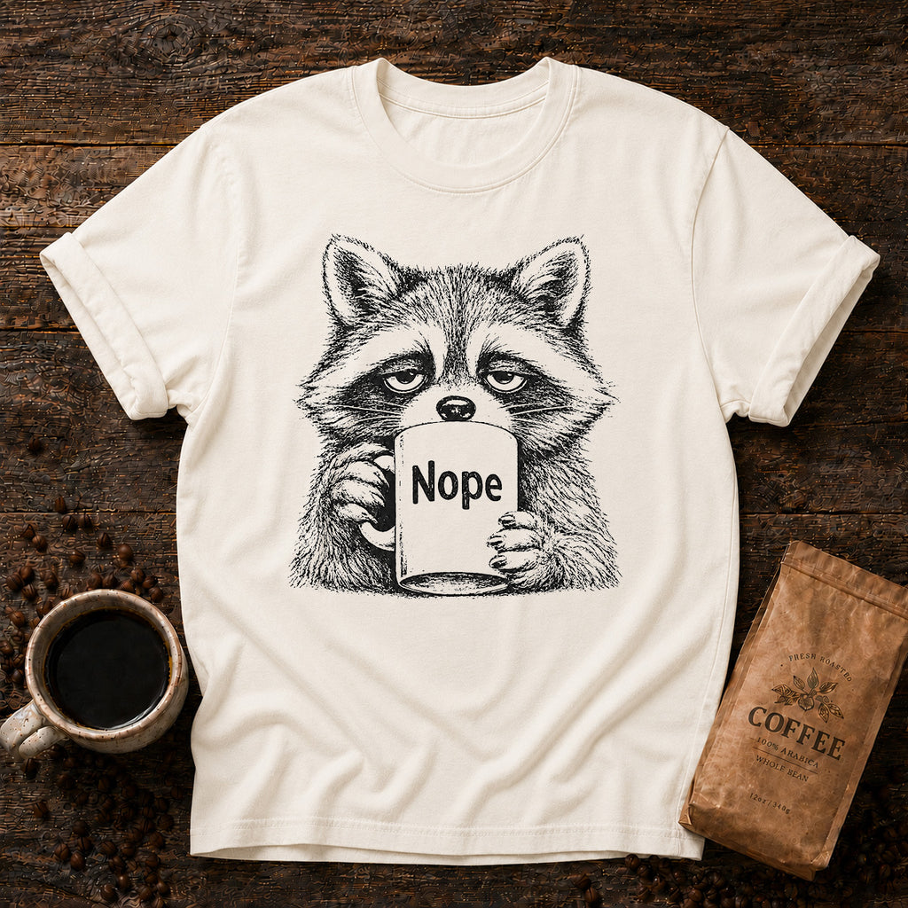 Raccoon Nope Coffee
