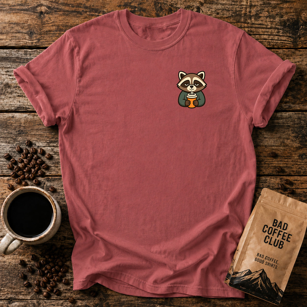 Bad Coffee Club Mascot T-Shirt