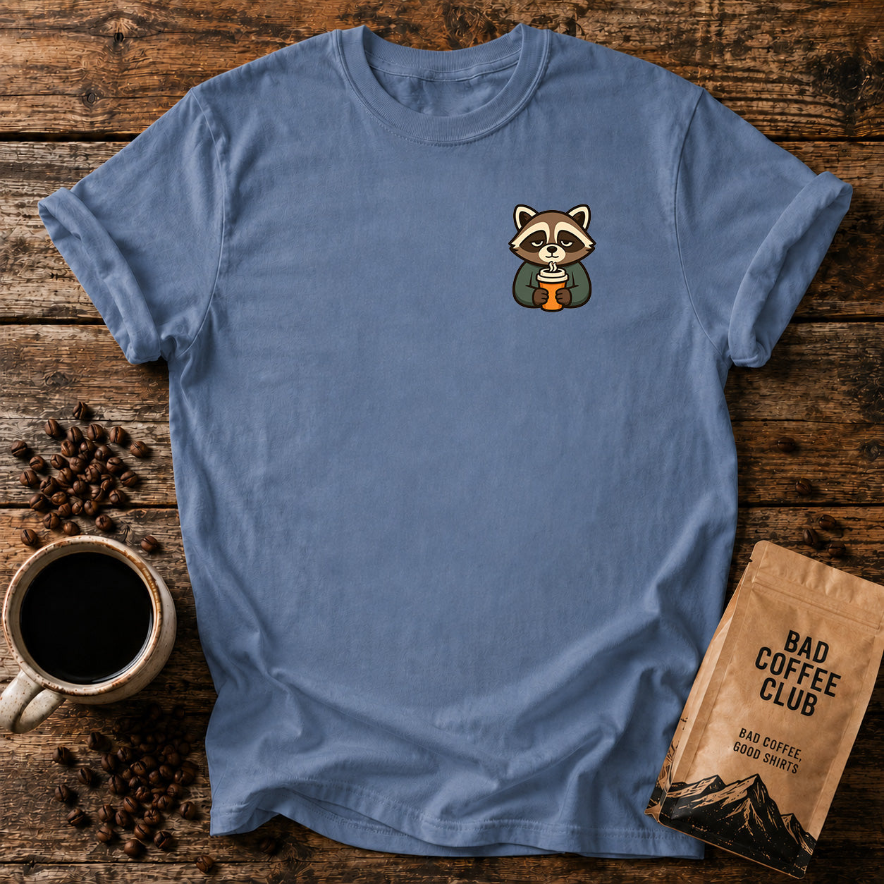 Bad Coffee Club Mascot T-Shirt